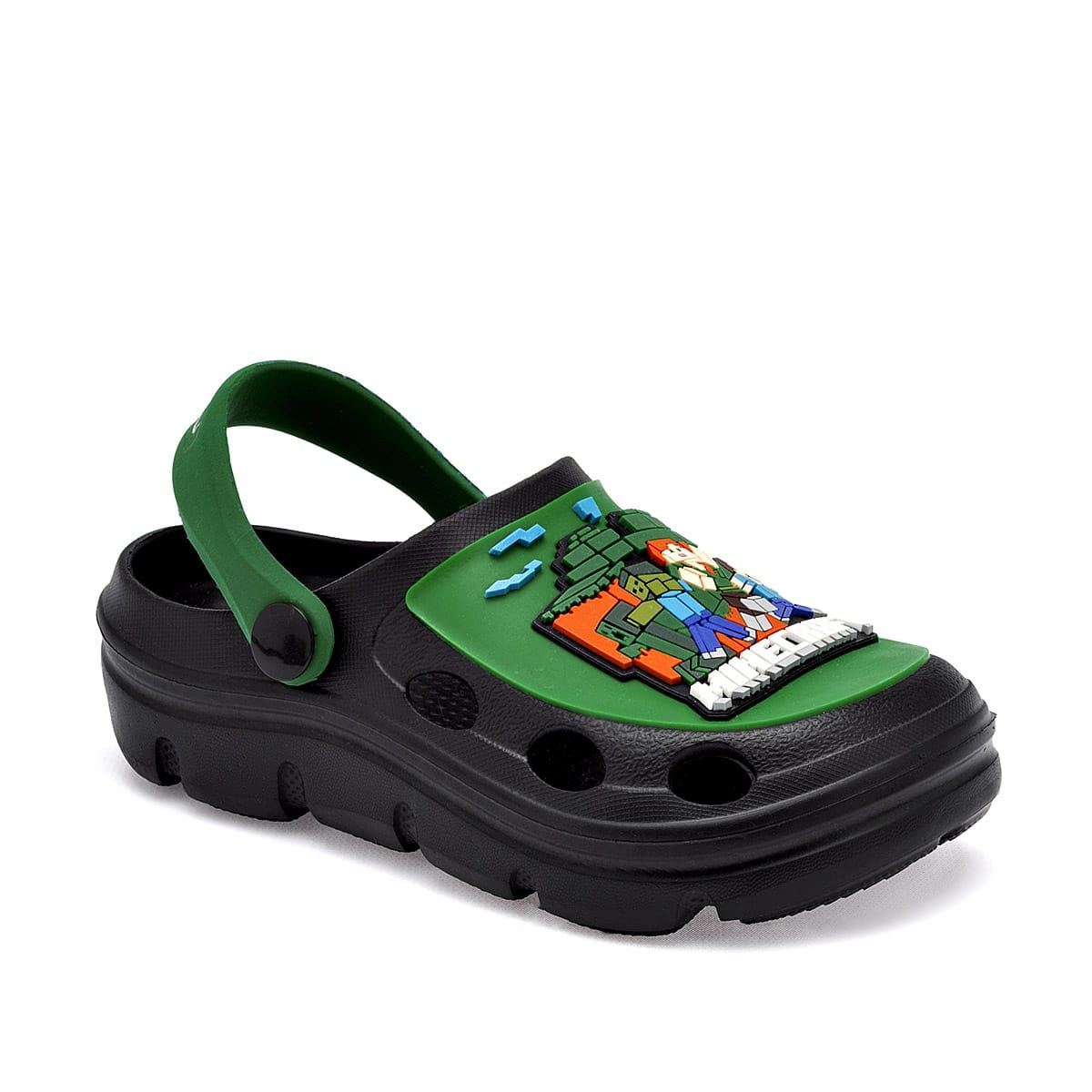 Sandalia clog infantil tema aventura, vista principal
